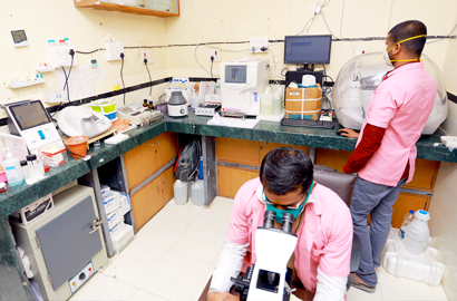 Pathology lab at DMRC
